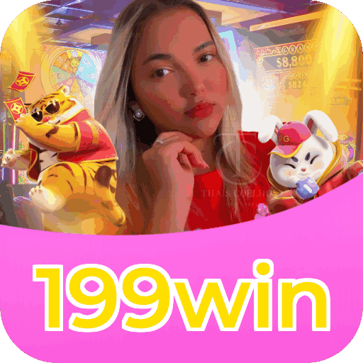 Interface do aplicativo 199win mostrando jogos disponíveis no iOS e Android